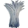JPHHRP 50Pcs/ Rooster Feathers For Crafts Black White Large Pheasant Feather Cock Chicken Carnival Accessories Diy Craft,Dark Brown,12-14inch 30-35cm view 2