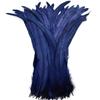 JPHHRP 50Pcs/ Rooster Feathers For Crafts Black White Large Pheasant Feather Cock Chicken Carnival Accessories Diy Craft,Dark Brown,12-14inch 30-35cm view 3