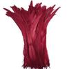 JPHHRP 50Pcs/ Rooster Feathers For Crafts Black White Large Pheasant Feather Cock Chicken Carnival Accessories Diy Craft,Dark Brown,12-14inch 30-35cm view 4