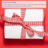 DMiotech 3/8 Inch 50 Yards Gingham Ribbon, Checkered Ribbon Plaid Ribbon for Gift Wrapping Decoration Art Craft DIY, Purple and White view 2