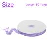 DMiotech 3/8 Inch 50 Yards Gingham Ribbon, Checkered Ribbon Plaid Ribbon for Gift Wrapping Decoration Art Craft DIY, Purple and White view 3
