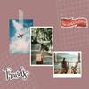 Travel Stickers for Scrapbooking - Cute Travel Scrapbook Stickers Sheets with Luggage, Suitcase, Phrases, Vacation Design - Traveling Journal Embellishments for Photo Album, Planner - 2 Items Set view 4