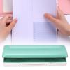 Sorandy 6 Hole Punch, Adjustable Paper Punch, 10 Sheet Capacity, Hole Puncher for Planners and Ring Binders, A4 A5 B5 A6 A7 Mini, 5.5mm Hole Diameter, Green, Sorandy9rugxc24fe view 4
