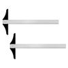 Alumicolor 24-inch Professional Aluminum T-Square for Art Framing & Drafting, Silver, Pack of 2 view 1