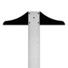 Alumicolor 24-inch Professional Aluminum T-Square for Art Framing & Drafting, Silver, Pack of 2 view 2