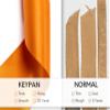 Keypan Satin Ribbon 2.5 Inch Double-Faced Ginger Polyester Ribbons 25 Yards for Crafts Flower Bouquet Gift Wrapping Wedding Invitation view 4