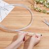 PH PandaHall 5.4 Yards 8mm Boning for Sewing, White Spring Steel Boning Corset Boning PVC Covered Steel Boning Stays Boning for Corset Wedding Dress Bridal Gowns Lingerie Nursing Cap view 3