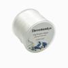 Threemonkys Flat Elastic Line 0.8 mm Elastic Bracelet Rope Bead Rope for String Jewelry Production and Bracelet Production (100 m) view 1
