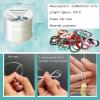Threemonkys Flat Elastic Line 0.8 mm Elastic Bracelet Rope Bead Rope for String Jewelry Production and Bracelet Production (100 m) view 2