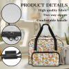 Psesaysky Floral Flowers Sewing Box Storage Bag with Pockets Sewing Machine Tote Bag with Hand Strap, Portable Sewing Machine Case Storage Organization Carrying Bag for Accessories view 4
