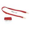 PATIKIL Leather Purse Strap Replacement 51 Inch, Adjustable Shoulder Crossbody Replacement Strap with Gold Hardware, Red view 2