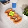 BOOWAN NICOLE Aqua Ripple Tray Silicone Molds, Gypsum Cement Concrete Storage Tray Silicone Mould for Handmade DIY Desktop Decoration view 2