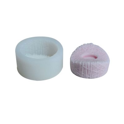 BWANGIAO Silicone Soap Mold Candle Moulds Bird Nest Shaped Crafts Moulds DIY Hand-making Supplies Non-stick Silicone Material