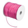 MECCANIXITY Waxed Cord 1.5mm Waxed Polyester Cord 175 Yard Wax String for Bracelet Making,Necklaces, Beading,Jewelry Making and DIY Crafts(Dark Pink) view 1