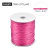 MECCANIXITY Waxed Cord 1.5mm Waxed Polyester Cord 175 Yard Wax String for Bracelet Making,Necklaces, Beading,Jewelry Making and DIY Crafts(Dark Pink) view 2