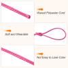 MECCANIXITY Waxed Cord 1.5mm Waxed Polyester Cord 175 Yard Wax String for Bracelet Making,Necklaces, Beading,Jewelry Making and DIY Crafts(Dark Pink) view 3