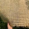 24"(2Feet) Width x 5 Feet Length Natural Rattan, Cane Webbing, Rattan roll, Large Size Cane Webbing roll Caning Material Fabric Sheet Origin Asia for Furniture Dresser Cabinet Chandelier Chair view 4