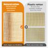 26"(2.2Feet) Width x 5 Feet Length Natural Cane Webbing Large Size Rattan Roll, Caning Material, Cane Webbing roll, Rattan Material Fabric Sheet from Origin Asia for Furniture Chair Dresser Cabinet view 3