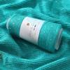 Cotton Silk Yarn DIY Crochet Yarn 50g x 2 Balls Sequin Knitting Yarn Sparkly Crochet Thread Metallic Silk Cotton Yarn for Weaving Knitting Sweater Shawl Hat DIY Craft Projects view 3