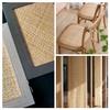 28"(2.3Feet) Width x 9.9 Feet Length Natural Cane Webbing V Shape Cane Webbing Roll Rattan Material Mesh Rattan Roll Caning Material Caning Supplies for Furniture Repair kit Chair Cabinet Ceiling view 3