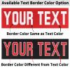 Custom Jersey Nameplate, Personalized Sew on Back Name Patch for Jersey (Stitched Letters) view 2