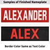 Custom Jersey Nameplate, Personalized Sew on Back Name Patch for Jersey (Stitched Letters) view 4