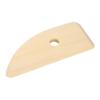 HARFINGTON Pottery Ribs 12cm x 5.3cm Wooden Clay Ceramic Sculpting Tools for Finishing Shaping and Smoothing Removing Finger Marks view 3