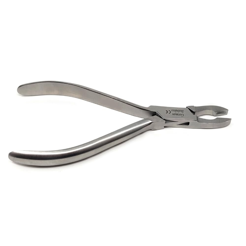 Multipurpose Precision Jewelry Making Repair Pliers, Tweezers, Scissors, Picks, Multipurpose Stainless Steel Hobby Tool for DIY Craft Supplies (Ring Closer Pliers)