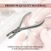 Multipurpose Precision Jewelry Making Repair Pliers, Tweezers, Scissors, Picks, Multipurpose Stainless Steel Hobby Tool for DIY Craft Supplies (Ring Closer Pliers) view 2