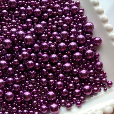 1000 Assorted Pearls Beads - No Holes, 3-10mm Craft Pearls for Vase Fillers, DIY, Weddings, Home Decoration