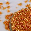 1000PCS Assorted Beads No Holes, 3-10mm Crafts Pearls, Orange Loose Round Beads for Vase Fillers, DIY, Table Scatter, Wedding, Birthday Party, Home Decoration view 1