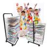 SGeneE 35 Tier Easel Art Drying Rack, Sturdy Metal Art Rack, Educational Product Drying Rack, Protect Artwork While Drying, for Artists Canvas Panels, Paper, Prints, view 4
