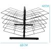 SGeneE Drying Rack for Art, Sturdy Metal Art Rack That Works As a Wall Mount or Tabletop Stand, Perfect for Classrooms 10,Tier Foldable Easel, view 3