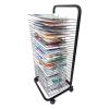 SGeneE Art Drying Rack, Functional & Mobile Paint Drying Rack, Removable Shelves, Canvas Rack Art Storage, Painting Drying Rack with Wheels, Stack Rack for Painting, Drawings,35,Layer view 3
