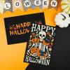 100 Pack Black Blank Index Cards 4x6 Card Stock Paper, Goefun 80lb Heavyweight Cardstock Unlined Notecards for Halloween Cards, Postcards, Photo Paper, Recipe view 4