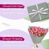 PerkHomy 48" x 1,440" (120') Light Grey Kraft Paper Roll for Craft Bulletin Board Paper Art Table Covering Crafting Gift Wrapping Bouquet Packing Parcel 80GSM 55LB (Light Grey, 48" x 120') view 4