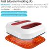 TsoLay Sublimation Heat Press, 9"x9" Handheld Heat Press Machine with Insulated Anti-Slip Base Support, Temperature and Time Adjustable, Fast Heat Up to 400F (205C) for T-Shirts, Bags view 2