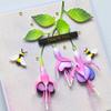 Patchwork Bees Die Cuts for Card Making, Animal Metal Cutting Dies for Paper Scrapbooking, DIY Stencils for Album Party Wedding Festivals Decoration view 4