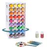VISTABLUE Craft Paint Storage Organizer, 72 Holes Spinning Paint Holder Rack Stand Desk Organizer for Art Painting Supplies view 1