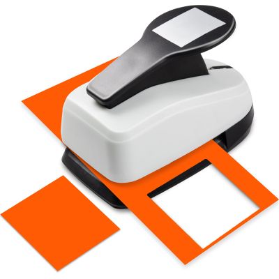 Square Punch 1.9 inch Square Hole Puncher for Crafts Squares Paper Punches Squares Crafts Punch for Card Making Scrapbooking Paper Projects