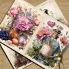 10 PCS "14x20cm" Retro Style Patterns Scrapbook Craft Paper Kit for Scrapbook Journaling Suppliesfor Cardmaking Junk Journal Decorative Cardstock Background (T10-10 PCS, 14x20cm) view 3