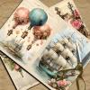 10 PCS "14x20cm" Retro Style Patterns Scrapbook Craft Paper Kit for Scrapbook Journaling Suppliesfor Cardmaking Junk Journal Decorative Cardstock Background (T5-10 PCS, 14x20cm) view 3