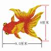 1Pair Fish Patches for Clothing Embroidery Sew On Applique for Bags Dress Clothes Patches DIY Applique(Pink) view 3