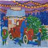 NineTribe Basics Winter Bundle - Christmas Eve Tree Rug Making Latch Hooking Kit by [manufacturer] (60x40cm Printed Canvas) view 1