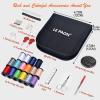 Sewing Kit Gifts for Grandma, Mom, Friend, Traveler, Adults, Beginner, Emergency,Sewing Supplies Accessories with Scissors,Sewing Needles Thimble, Thread,Tape Measure etc (Black, S),10 Pack view 3