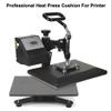 Flat Heat Transfer Press Replacement Pad, 11.8 X 9.8 Inches Silicone Heat Press Mat Pad, 0.3 Thickest Silicone Pad For Heat Press Machine view 3