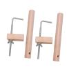 Fancyes 2 Pieces Warping Clamp Warping Pegs DIY Warping Pegs And Clamp Weaving Loom Pegs view 2
