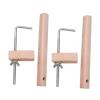 Fancyes 2 Pieces Warping Clamp Warping Pegs DIY Warping Pegs And Clamp Weaving Loom Pegs view 4