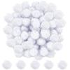 SUNNYCLUE 120Pcs Glitter Craft Balls Cat Pom Pom Balls Bulk Fibre Gainsboro Tinsel Pompom Ball Small Soft Sparkly Ball Handmade Craft Puff Sparkle Ball for DIY Crafts Cat Playing Home Party Decoration view 1