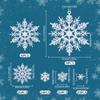 SUNNYCLUE 96Pcs 6 Styles Snowflake Charms Christmas Cabochons Bulk Plastic White Flatback Winter Xmas Snowflakes Large Charms Mini Cabochon Embellishment for Making DIY Decor Craft Jewelry Accessories view 2